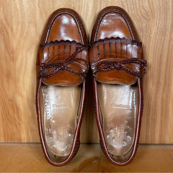 Men's 8.5 Allen Edmonds Woodstock Loafers Brown SEF1568 - Picture 5 of 8